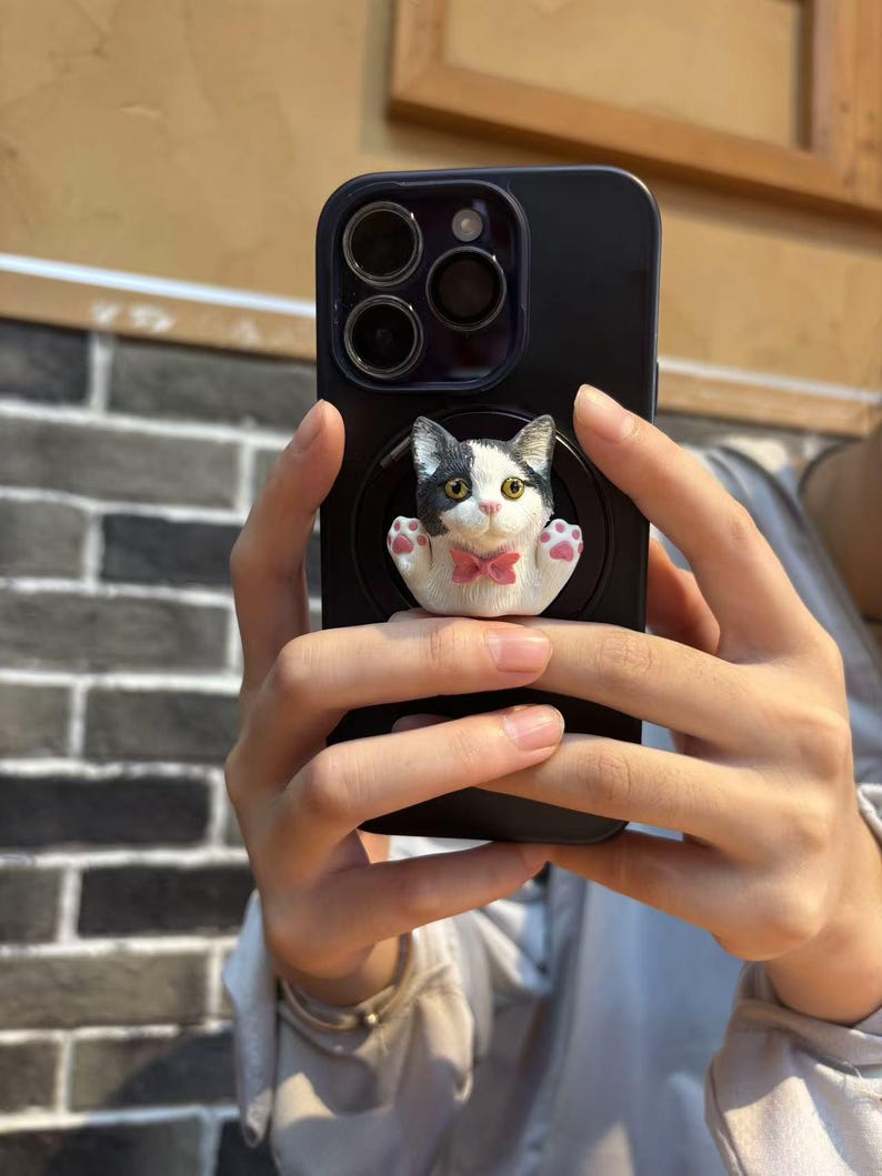 Personalized 3D Pet Head Fridge Stickers,, Pet Lover Home Decor, Custom Gifts for Dog and Cat Lovers, Kitchen Decor, Pet Lover Gifts