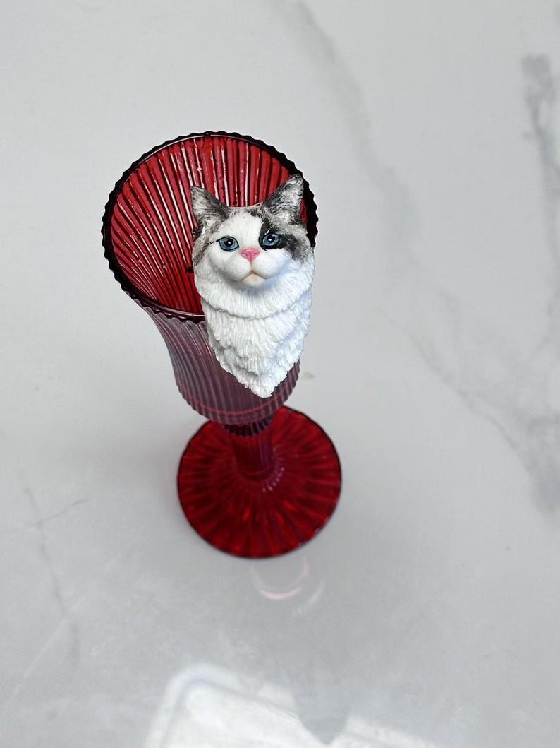 Personalized 3D Pet Head Fridge Stickers,, Pet Lover Home Decor, Custom Gifts for Dog and Cat Lovers, Kitchen Decor, Pet Lover Gifts