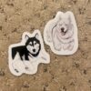 Personalized Dog Stickers - Hand Drawn | custom pet sticker, custom dog sticker, dog face sticker, sticker of my dog, stickers of my pet