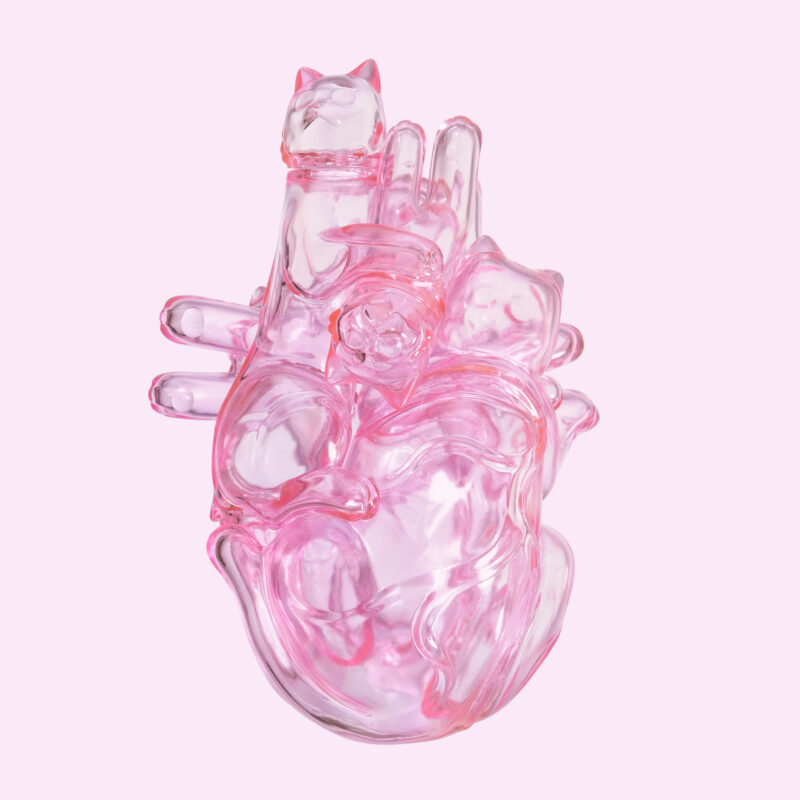 Cat Heart Soft Toy Home Furnishings Cute Cat Gift