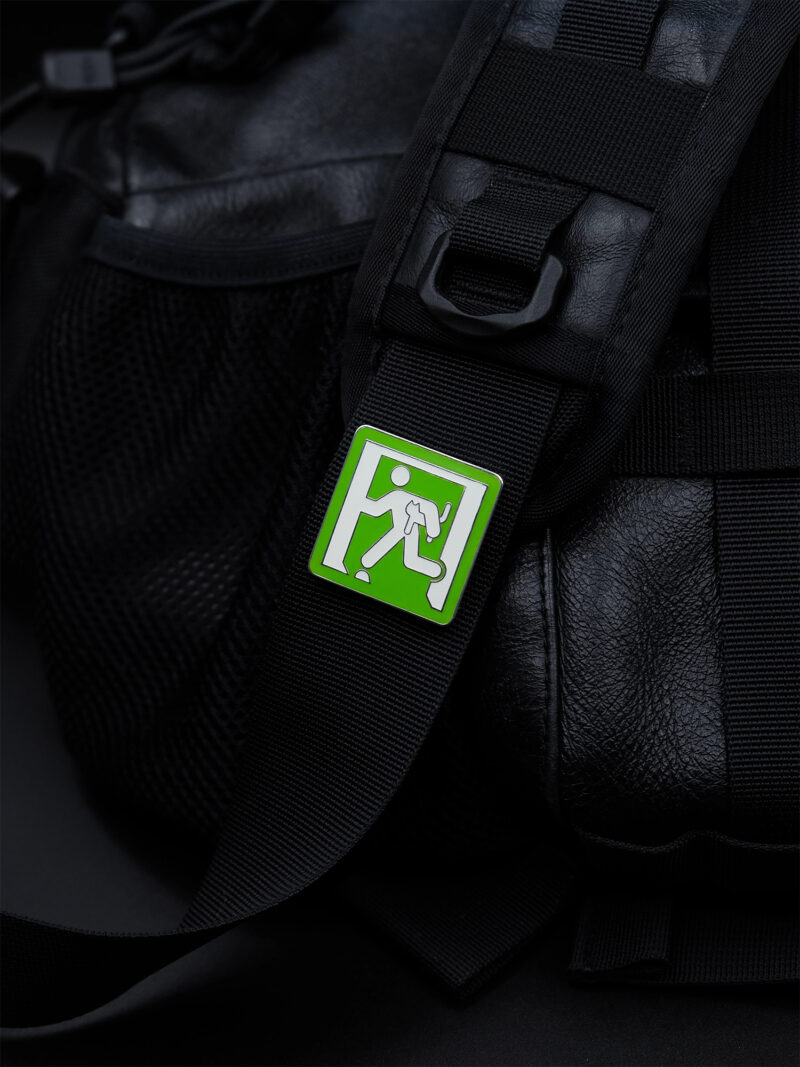 Run with the cat badge